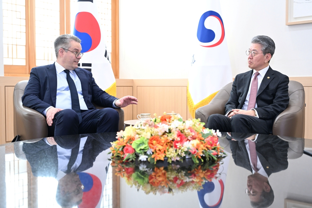 김홍균 1차관, '린트너' 독일 정무차관 면담