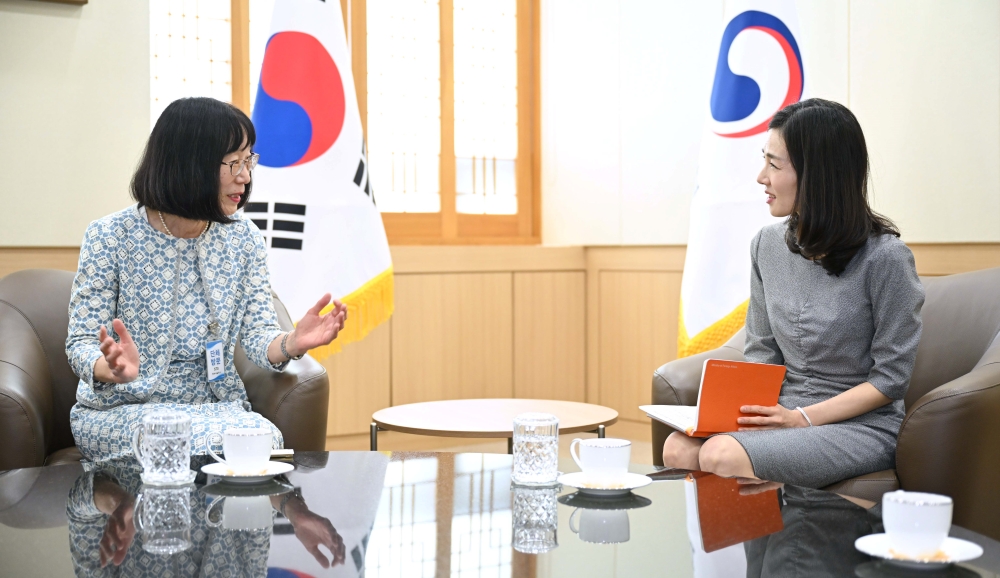 김진아 2차관, 국제형사재판소(ICC) 재판소장 면담